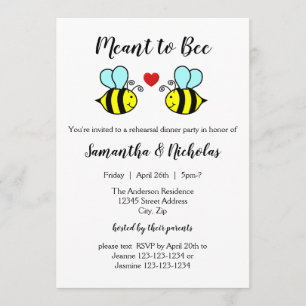 Meto to to Bee - Ensayo de invitación a la cena