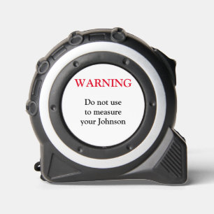 Métrica Cinta de medición FUNNY WARNING Johnson