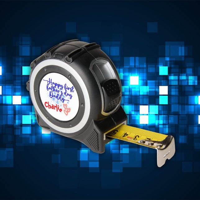 Métrica Feliz Día del Padre Papá | Medida de cinta (Subido por el creador)