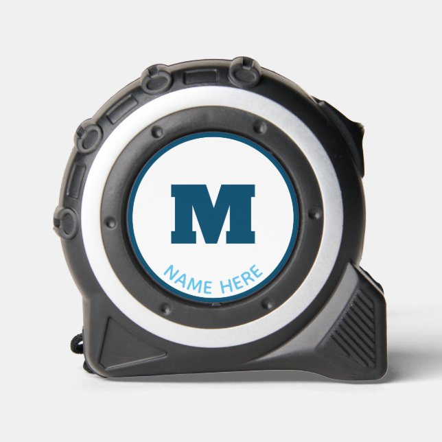 MÉTRICA MEDIDA DE CINTA MONOGRAM PERSONALIZADA (Anverso)