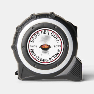 Métrica Medida de cinta personalizada BBQ Grill de papá