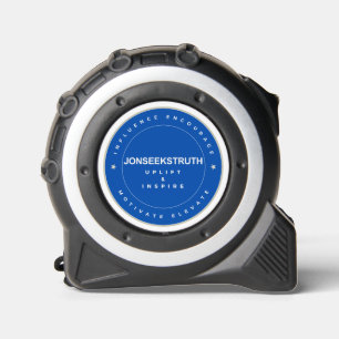 Métrica Medida de cinta plateada personalizado