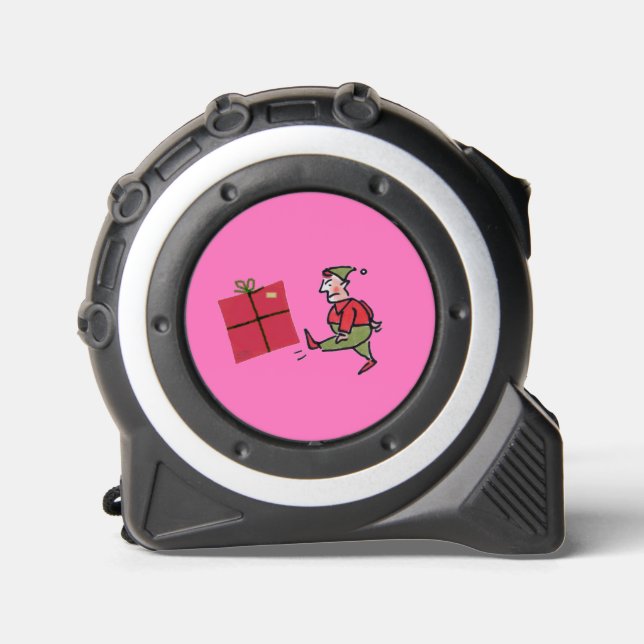 Métrica Medida de cinta rosa Angry Elf (Anverso)