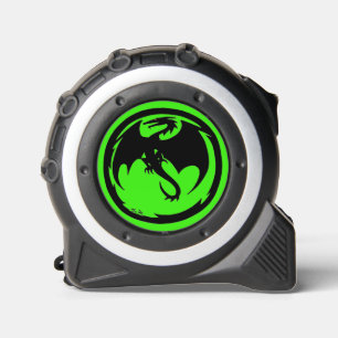 Métrica Medida de cinta verde del Dragon Negro