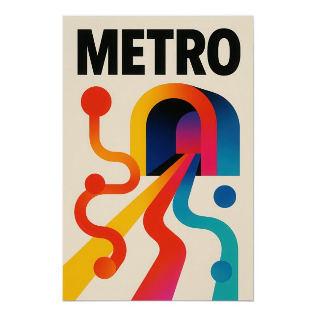 Métro - Poster (Anverso)