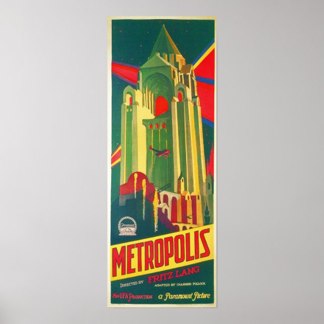 Metropolis de Posters de cine de Fritz Lang de 192 (Frente)