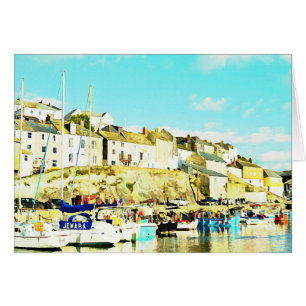 Mevagissey Cornwall England Watercolor
