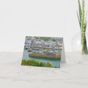 Mevagissey Fishing Village, tarjeta Cornwall