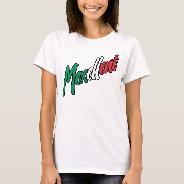 Mexellent - Camiseta del orgullo mexicano y mexica (Anverso)