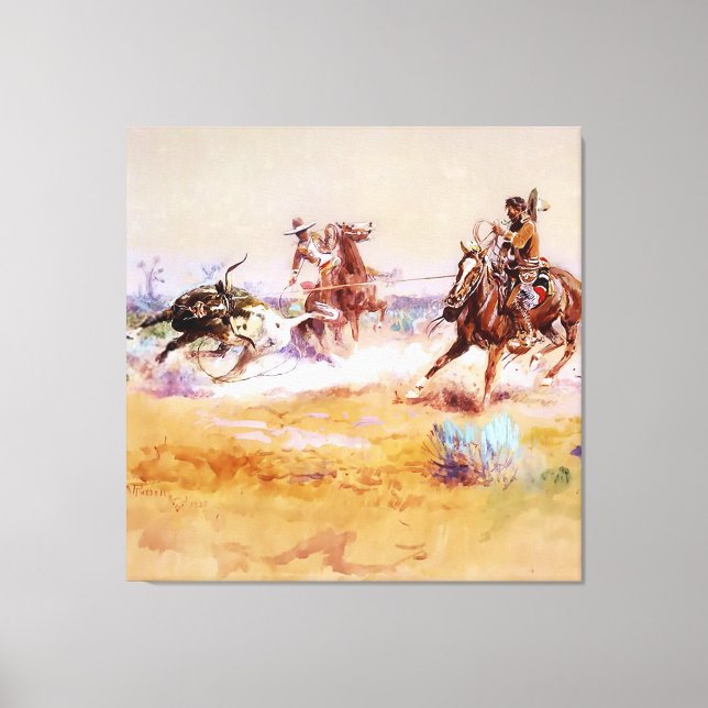 México - Arte Occidental por Charles M Russell (Anverso)