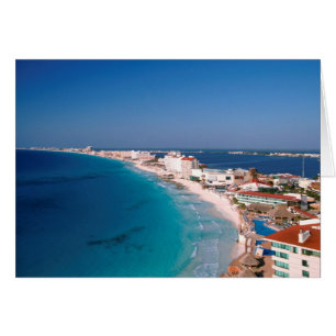 México, Cancún, Vista Aérea De Los Hoteles