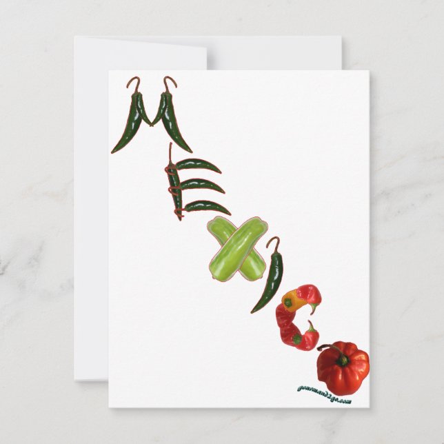 México Chili Peppers (Anverso)