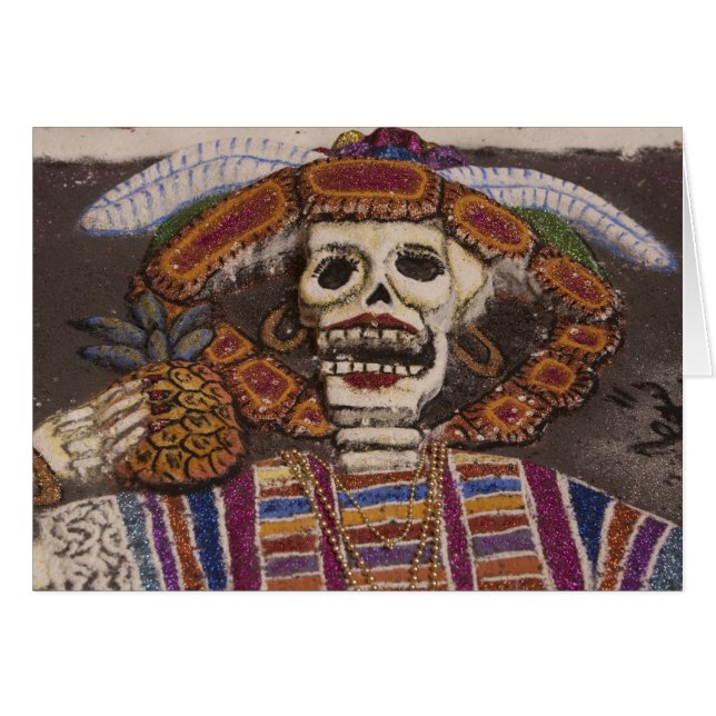 México, Oaxaca. Tapiz de arena (tapete de arena) (Anverso (Horizontal))
