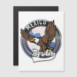 México por parche de viaje aéreo.