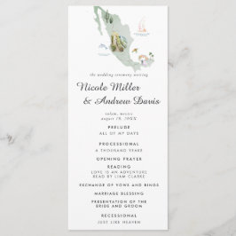 México | Programa de Ceremonia de Boda de Destino