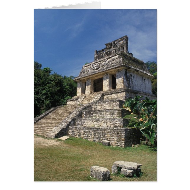 México, provincia de Chiapas, Palenque. Templo de (Frente)