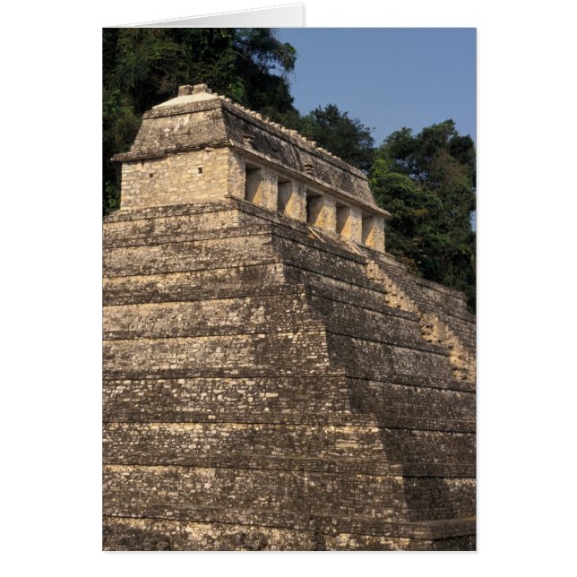 México, provincia de Chiapas, Palenque. Templo de  (Frente)
