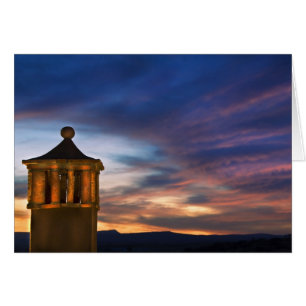 México, San Miguel de Allende. Puesta de sol sobre