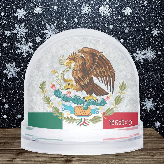 Mexico Snow Globe, Holiday, Mexican Flag (Mexico Snow Globe / Christmas)