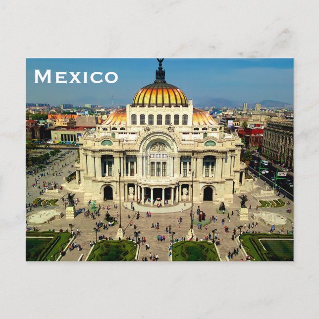 México Viaje por turismo de cosecha añada postal (Anverso)