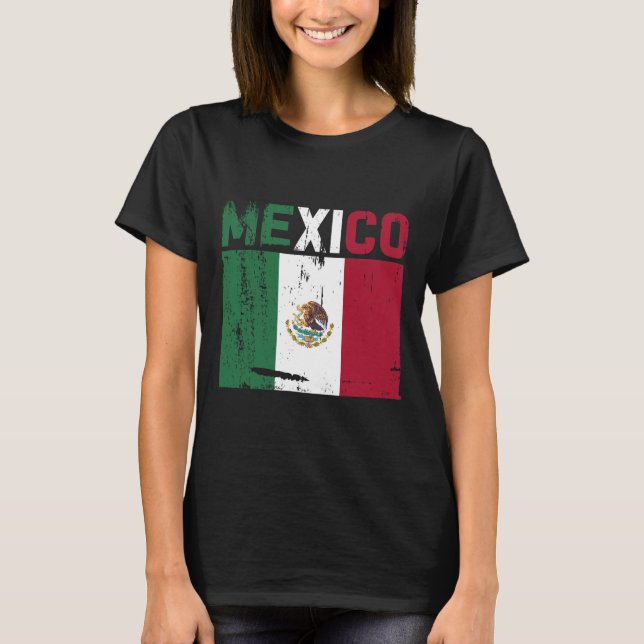 México Vintage Bandera Mexicana Gorra Jersey 3 (Anverso)