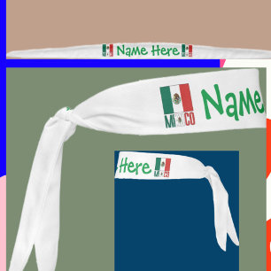 México y la bandera mexicana personalizada