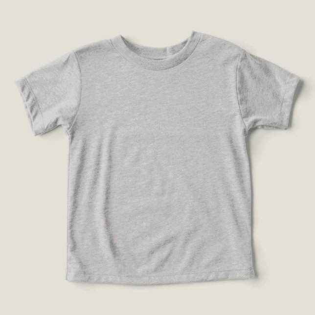 Mezcla auricular Gris Tri Toddler T-Shirt (Diseño delantero )