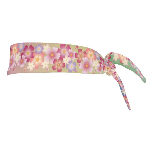 Mezcla de flores de sakura con estilo de Kimono co (Girar 90)