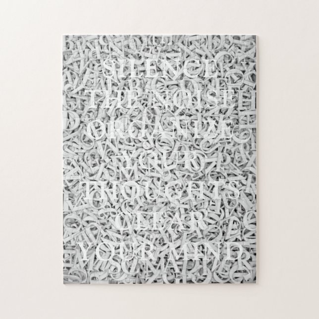 Mezcla de letras Moda rompecabezas monotónico Mini (Vertical)