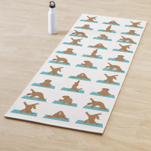 Mezcla de perros de Labradoodle Yoga Mat