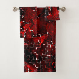 Mezcla de pétalos rojos llamativos y rústicos bajo