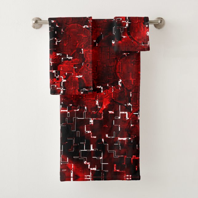 Mezcla de pétalos rojos llamativos y rústicos bajo (In situ)