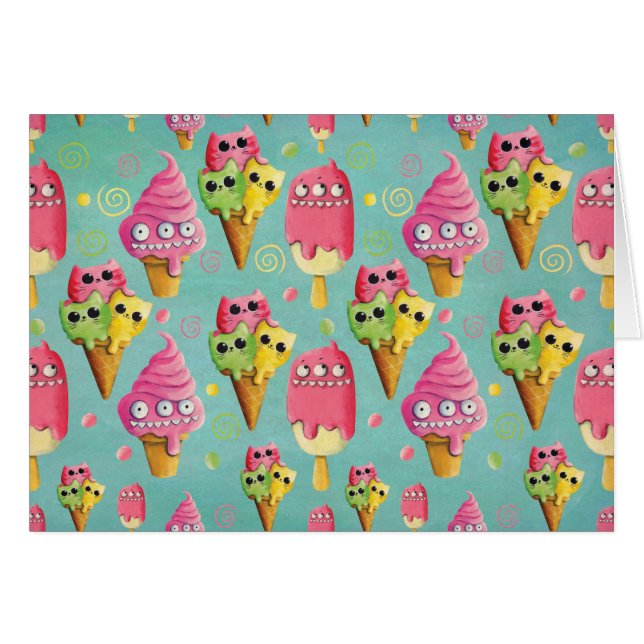 Mezcla del helado del verano (Anverso (Horizontal))