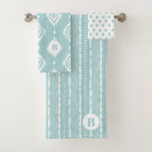 Mezcla y juego verde BOHO Seafoam