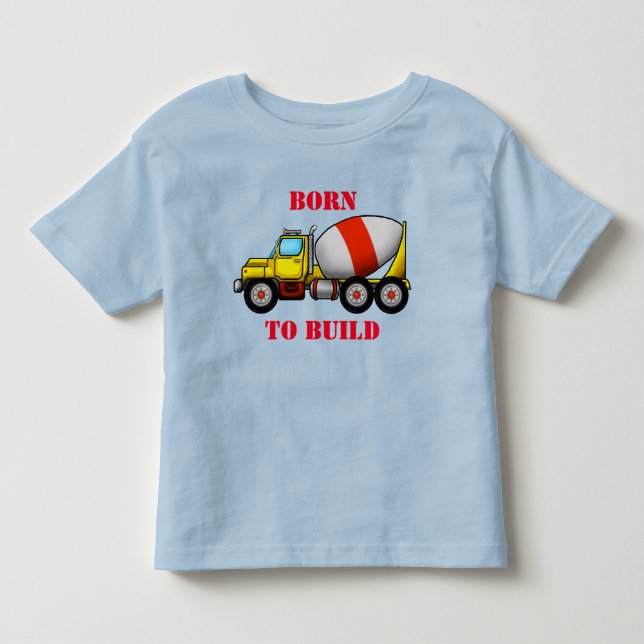 Mezclador de cemento Toddler Fine Jersey T-Shirt (Anverso)