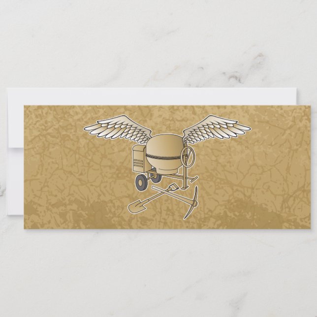 Mezclador de hormigón beige (Anverso)