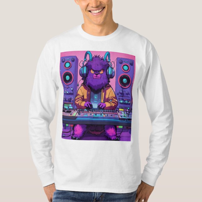 Mezclador DJ Obra maestra camiseta (Anverso)