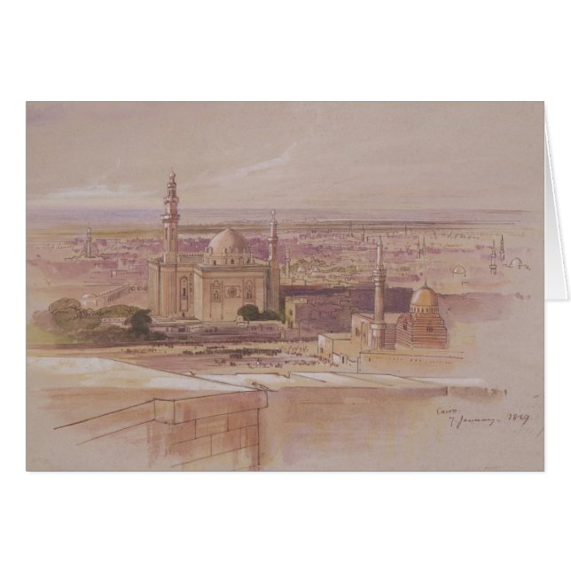 Mezquita de Agra, El Cairo, 1849 (Anverso (Horizontal))