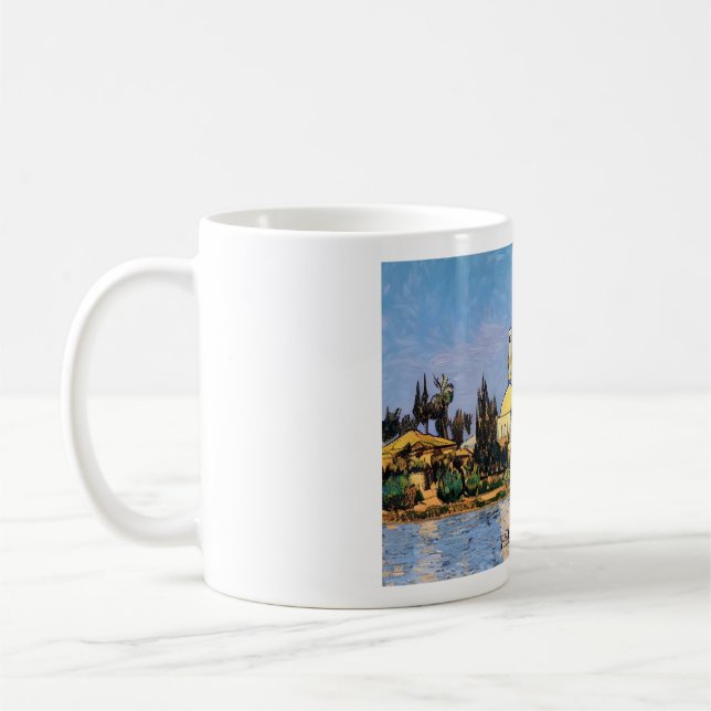 Mezquita Hala Sultan Tekke en una taza (Izquierda)