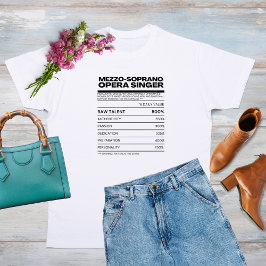 Mezzo Soprano Ingredientes Información Camiseta