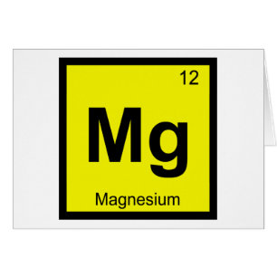 Mg - Química del magnesio Símbolo de la tabla peri