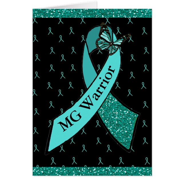 MG Warrior Greeting Gloss Card para Amigo (Frente)