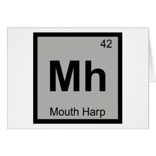 Mh - Química de la música de armónica de boca Tabl