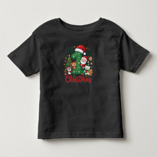 Mi 1er camiseta de Navidad Santa y amigos bebé