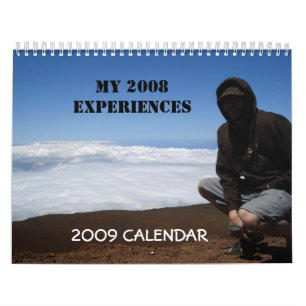 Mi 2008 calendario de las experiencias 2009
