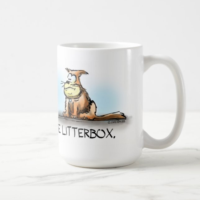 Mi 401K está en la taza de café de Litterbox (Derecha)
