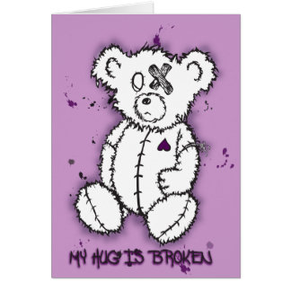 Mi abrazo es tarjeta quebrada