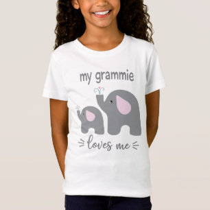 Mi abuela me ama - Camisa de elefante para niños