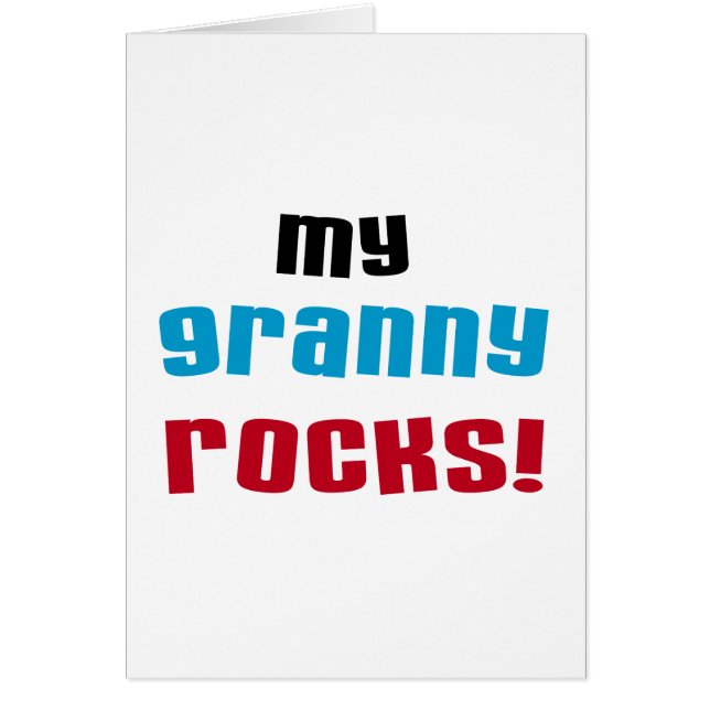 Mi abuela roca camisetas y regalos (Frente)