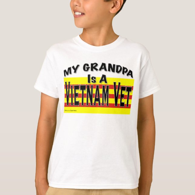 Mi abuelo es niños de Vietnam de una camisa del (Anverso)